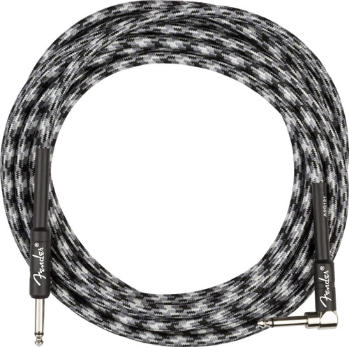 Fender 18.6-Foot Professional Instrument Cable, Straight-Angled, Winter Camo - 1 Pack