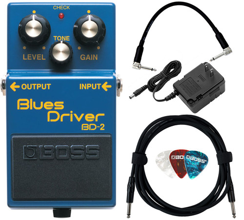 Boss BD-2 Blues Driver w/ Instrument Cable