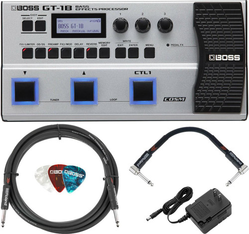 Boss GT-1B Bass Effects Processor w/ Instrument Cable