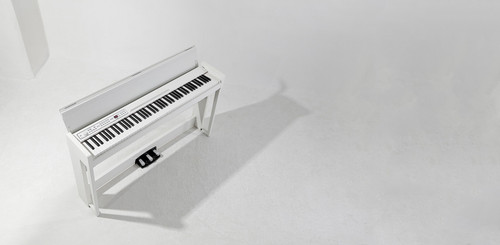 Korg C1 Air Digital Piano - White w/ Furniture Bench