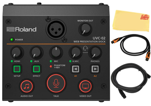 Roland UVC-02 Web Presentation Dock w/ Microphone Cable