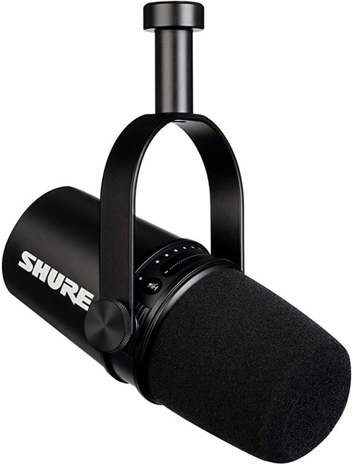Shure MV7-K Podcast Microphone - Black