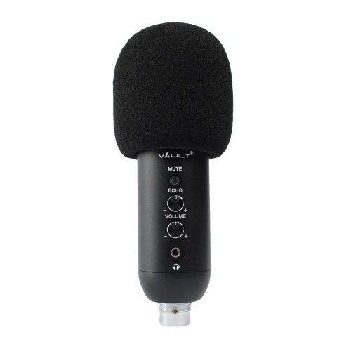 Vault EM-200N Condenser Microphone with Tabletop Tripod Stand