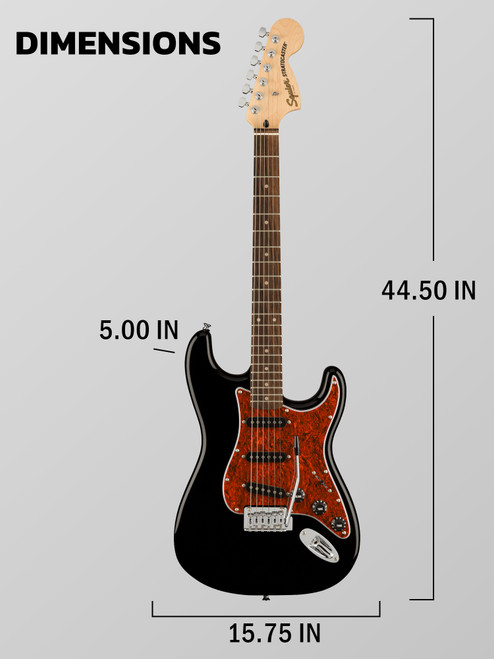 Fender Squier Affinity Stratocaster - Black Limited Edition