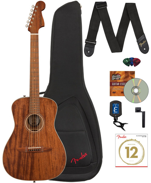 Fender Malibu Classic Acoustic-Electric Guitar - Aged Cognac Burst