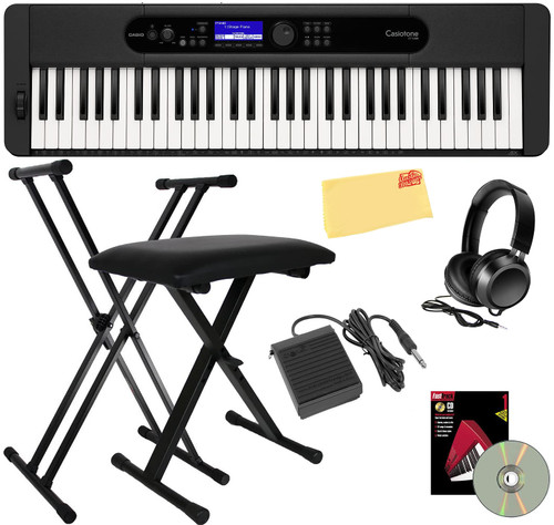 Casio LK-S250 Casiotone 61-Key Lighted-Key Keyboard w/ Stand