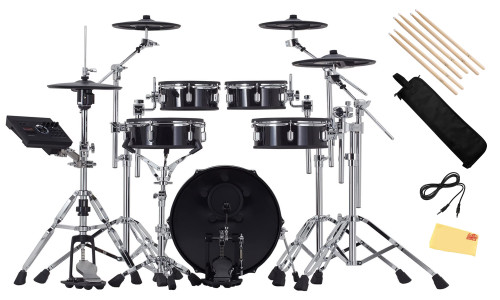 Roland VAD307 V-Drums Acoustic Design Electronic Drum Set w/ Drumstick Bag