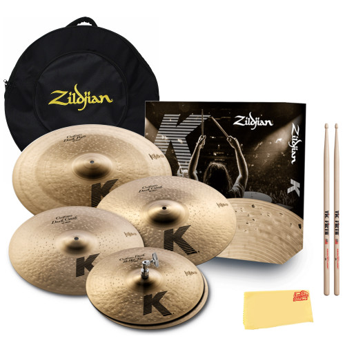 Zildjian KCD900 K Family Custom Dark Cymbal Pack w/ Cymbal Bag