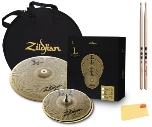 Zildjian LV38 Low Volume Cymbal Pack w/ Cymbal Bag