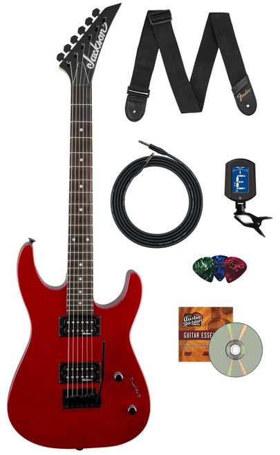 Jackson JS Series Dinky Arch Top JS24 DKAM Electric Guitar - Red