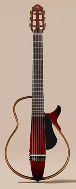 Yamaha SLG200N Nylon String Classical Silent Guitar - Crimson Red  