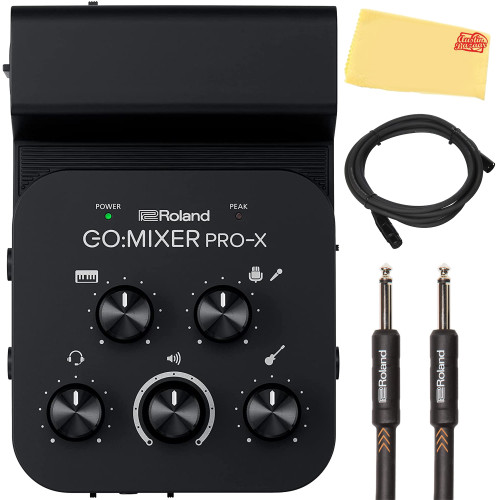 Roland GO:MIXER PRO-X Audio Mixer for Smartphones w/ Instrument Cable