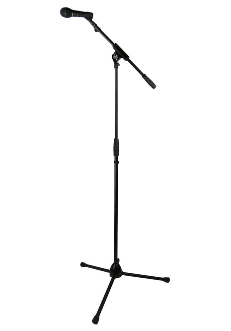 Gearlux Heavy-Duty Telescopic Boom Microphone Stand with Tripod Base