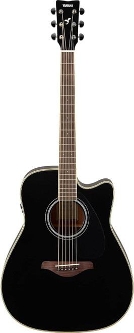 Yamaha FG-TA TransAcoustic Acoustic-Electric Guitar - Black