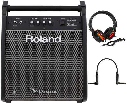 Roland PM-100 Compact V-Drums Personal Drum Monitor w/ Headphones