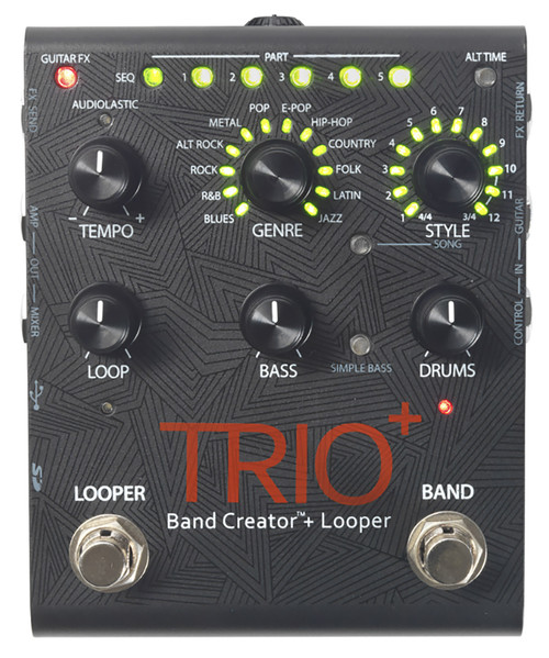 DigiTech Trio+ Band Creator and Looper w/ Power Supply