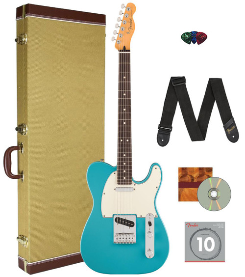 Fender Player II Stratocaster HSS - Aquatone Blue w/ Hard Case