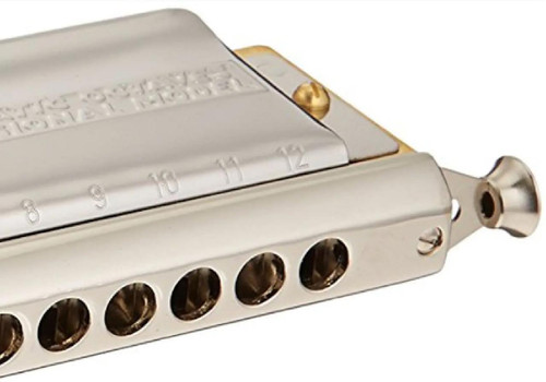 Hohner 64 Chromonica Harmonica - Key of C w/ Zip Pouch