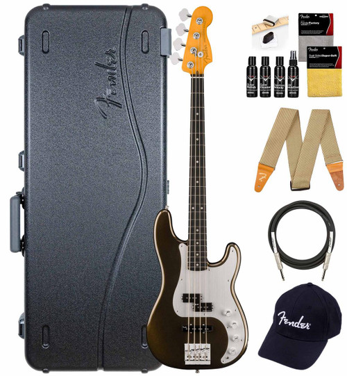 【限定版】【新品】FENDER USA ULTRA PRESISION BASS Fender American Ultra Precision Bass - Arctic Pearl - The