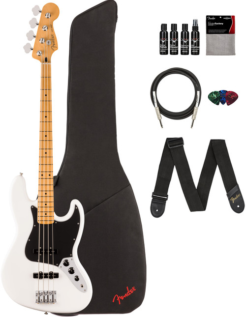 Fender Player II Jazz Bass - Black w/ Cleaning Kit
