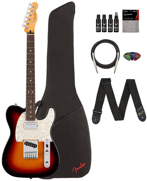 Fender Player II Telecaster - 3-Color Sunburst w/ Cleaning Kit