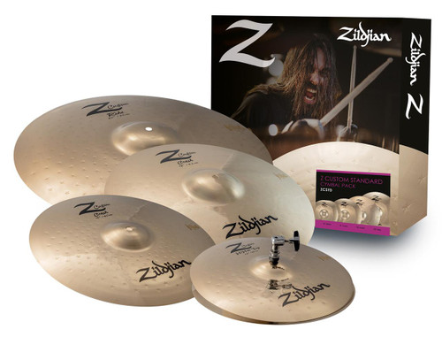  Zildjian ZCSTD Z Custom Standard Cymbal Pack 