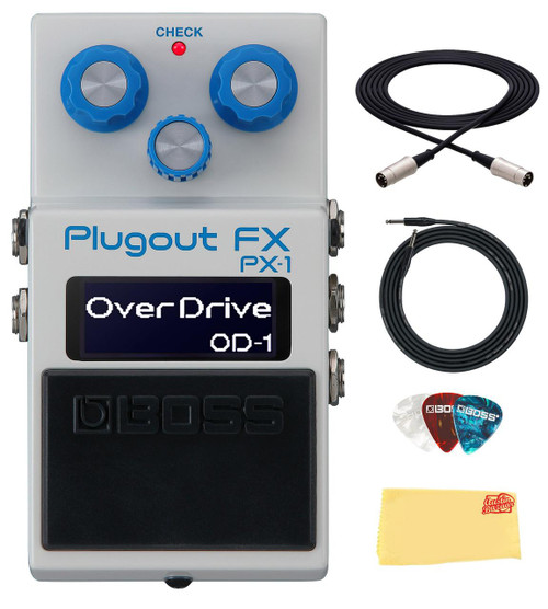  Boss PX-1 Plugout FX Pedal w/ Instrument Cable 