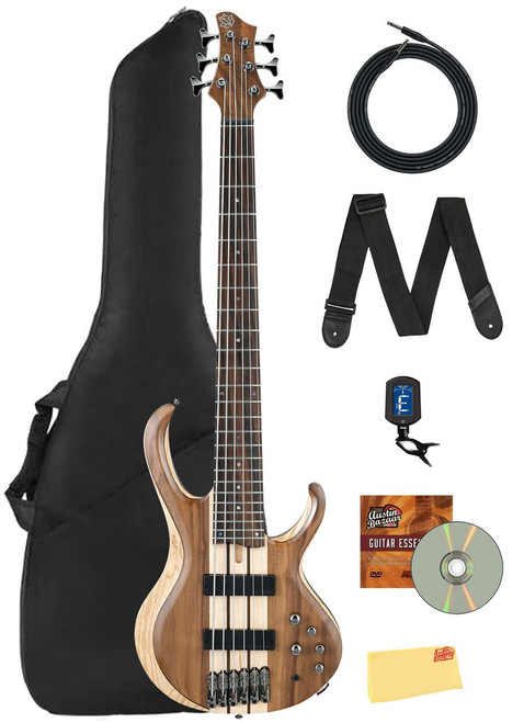  Ibanez BTB746 BTB Standard 6-String Bass Guitar - Natural Low Gloss w/ Gig Bag 