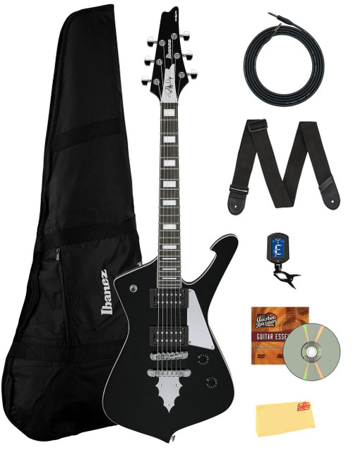  Ibanez PSM10 Paul Stanley miKro Short Scale Electric Guitar - Black w/ Gig Bag 