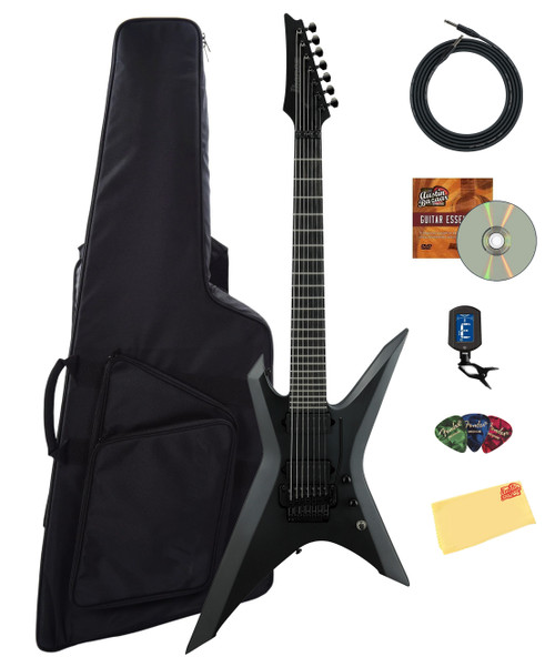 Ibanez XPTB720 X Iron Label 7-String Electric Guitar - Black Flat w/ Gig Bag