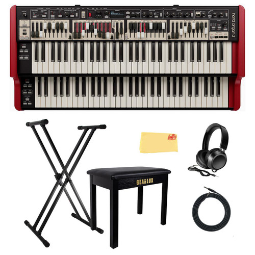  Nord Organ 3 Dual 61-Key Combo Organ w/ Stand 