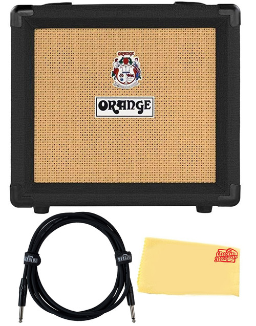 Orange Crush 12 Guitar Combo Amplifier - Black w/ Instrument Cable