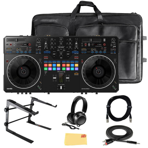  Pioneer DDJ-REV5 Scratch-Style 2-Channel Professional DJ Controller w/ Case 