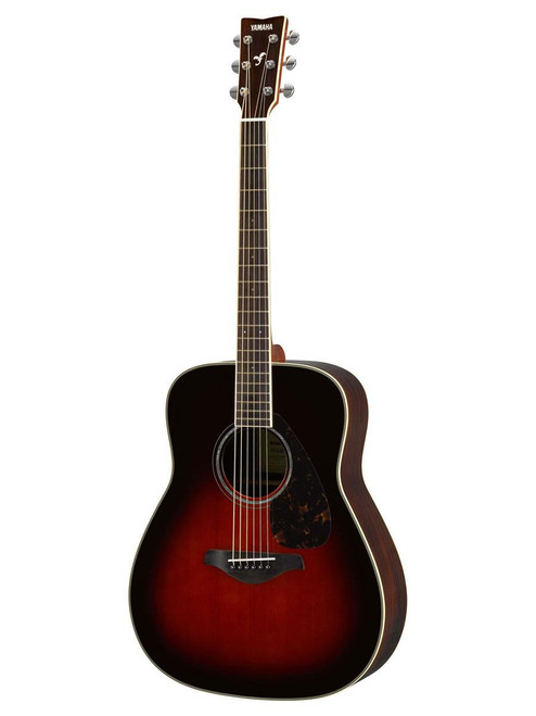  Yamaha FG830 Solid Top Folk Acoustic Guitar - Tobacco Sunburst 