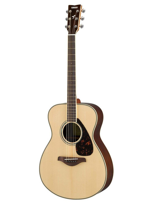  Yamaha FS830 Solid Top Small Body Acoustic Guitar - Natural 