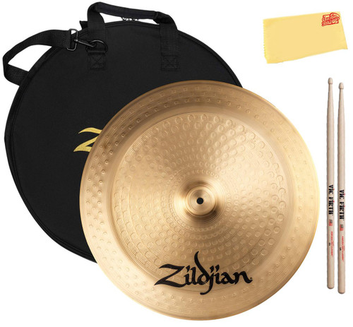  Zildjian 18-Inch I Family China Cymbal w/ Drumsticks 