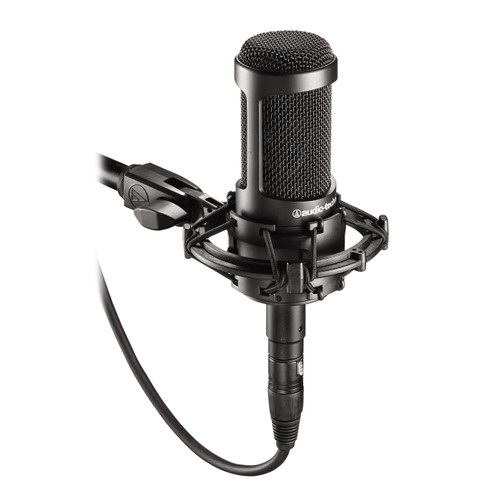 audio-technica AT2035 (スタンドAT8703付き) Audio-Technica AT2035 Cardioid Condenser Microphone w/ Boom Stand