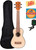 Kala KA-SSLNG Solid Spruce Mahogany Long Neck Soprano Ukulele w/ Gig Bag
