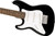Fender Squier 3/4-Size Kids Mini Strat Electric Guitar, Left Handed - Black