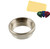 Allparts EP-4923-001 Nickel Deep Round Nut w/ Fender Picks