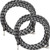 Fender 18.6-Foot Professional Instrument Cable, Straight-Angled, Winter Camo - 2 Pack