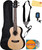 Crafter UC-27 Prestige Natural Tree Inlay Concert Ukulele w/ Hard Case