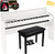 Korg LP-180 Contemporary Home Digital Piano - White w/ Furniture Bench
