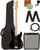 Squier Fender Squier Affinity Precison Bass PJ - Black w/ Rumble 15 Amplifier