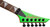 Jackson X Series Dinky DK3XR HSS Electric Guitar - Neon Green