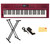  Roland GO:KEYS 3 Music Creation Keyboard - Red w/ Adjustable Stand 