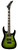  Jackson Dinky JS20 DKQ 2PT Electric Guitar - Transparent Green w/ Instrument Cable 