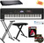  Korg Kross 2 88-Key Synthesizer Workstation - Matte Black w/ Adjustable Bench 