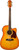  Oscar Schmidt OG2CE Dreadnought Acoustic-Electric Guitar - Flame Yellow Sunburst w/ Gig Bag 