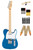 Fender Standard Telecaster - Aqua Marine Metallic w/ Guitar Cleaning Kit
